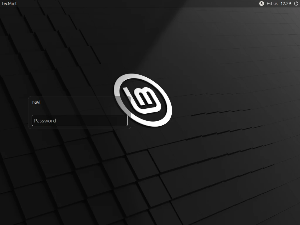 Linux Mint Login