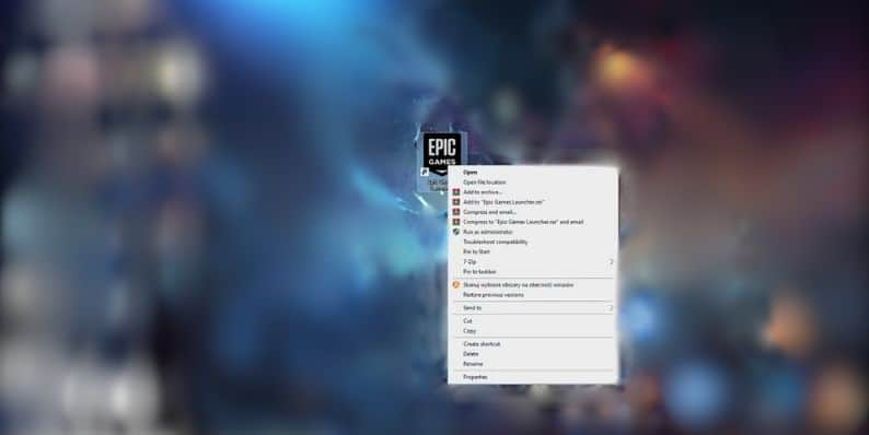 Run Epic Games Launcher as Administrator