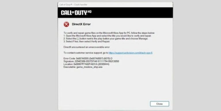 How to Fix Call of Duty Black Ops 6 DirectX Error – Step-by-Step Guide