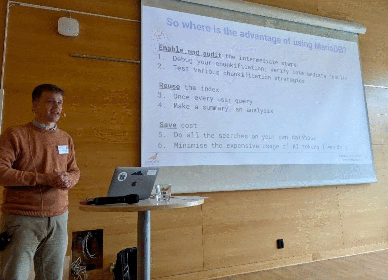MariaDB Vector and RAG at foss-north 2025