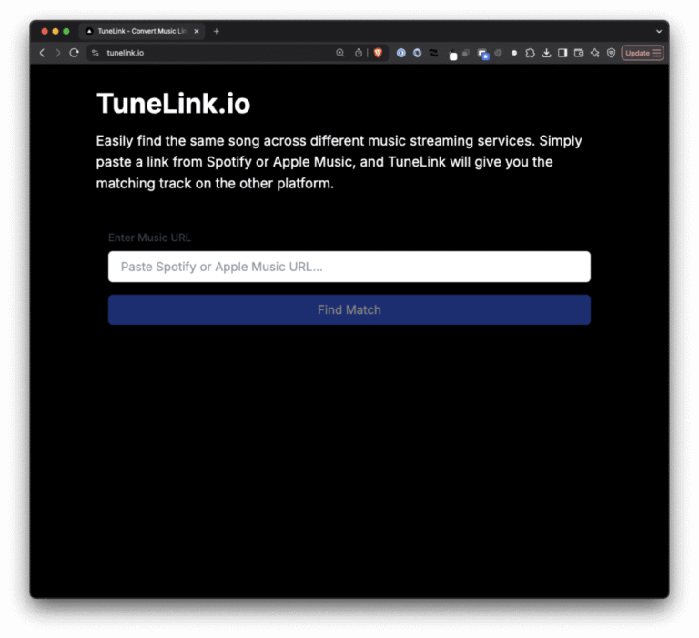 Case Study: Building TuneLink.io For Matching Music Across Services (with AI)