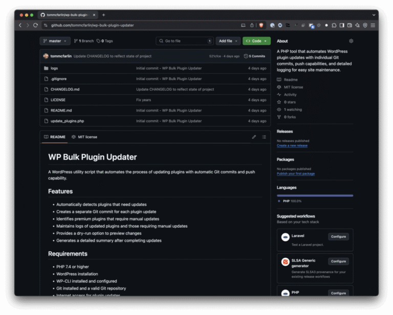 Use WP Bulk Plugin Updater to Automate WordPress Plugin Updates