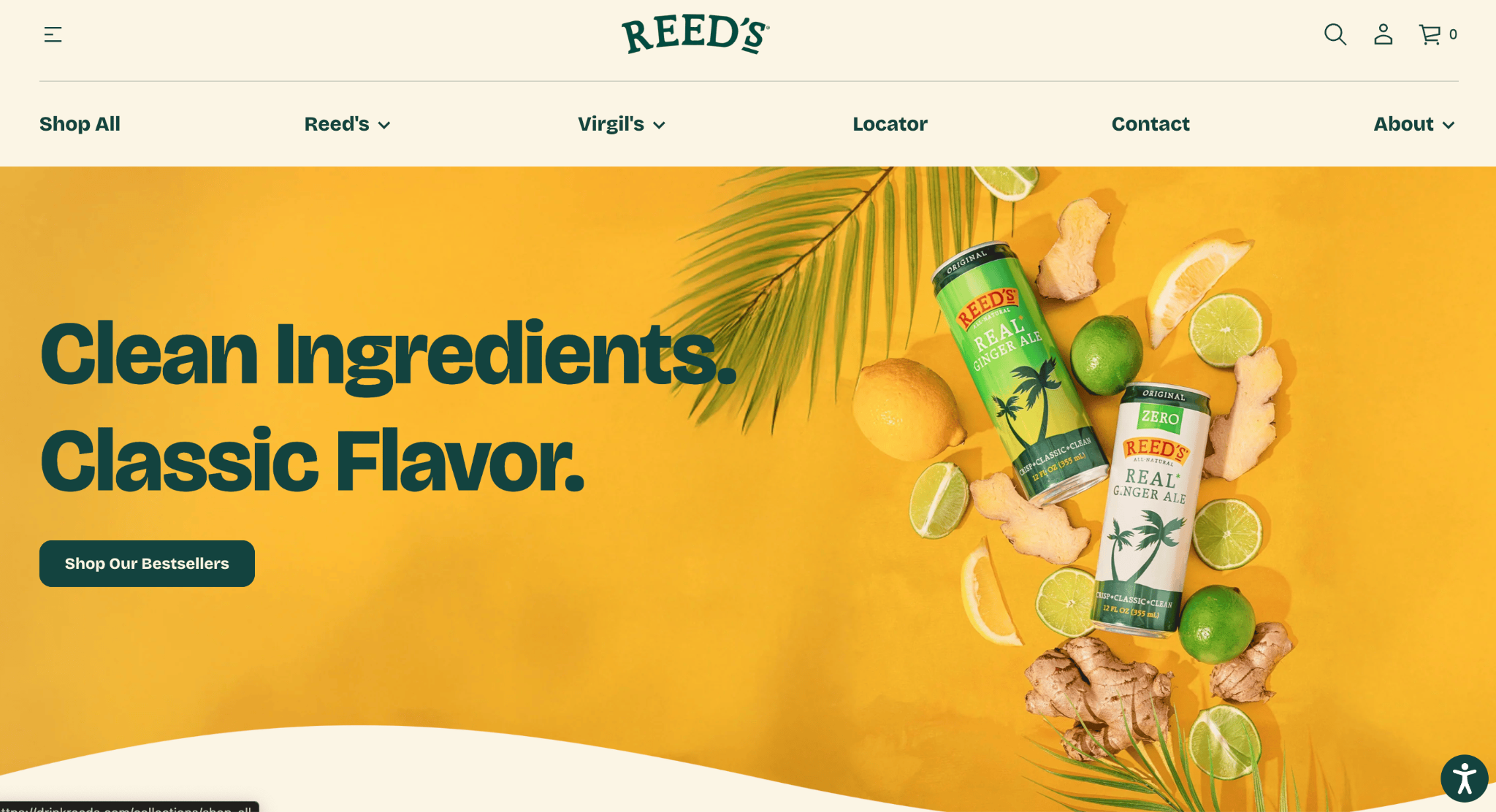 Homepage of Reed's