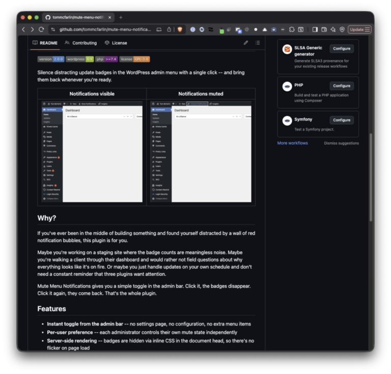 Mute Menu Notifications: A WordPress Plugin for Silencing Update Badges