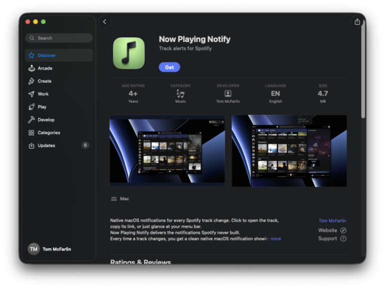 Now Playing Notify 1.2.0: Less to Notice